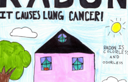 Drawing by Vivian Truitt of Radon