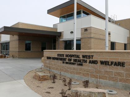Exterior of State Hospital West building in Nampa, ID
