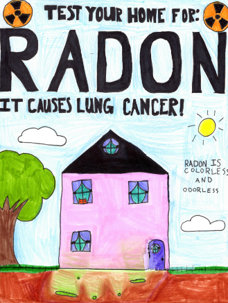 Drawing by Vivian Truitt of Radon