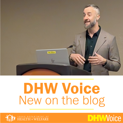 Author and speaker David Ambroz speaks in Idaho about foster care.