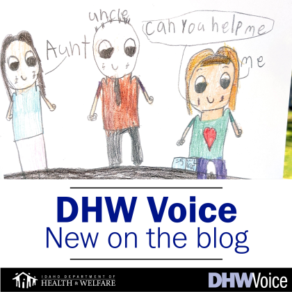 DHW voice blog photo featuring artwork from My Family. My Story.